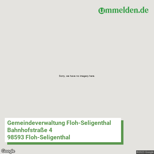 160660023023 streetview amt Floh Seligenthal