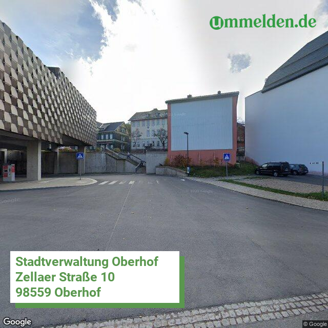 160660047047 streetview amt Oberhof Stadt