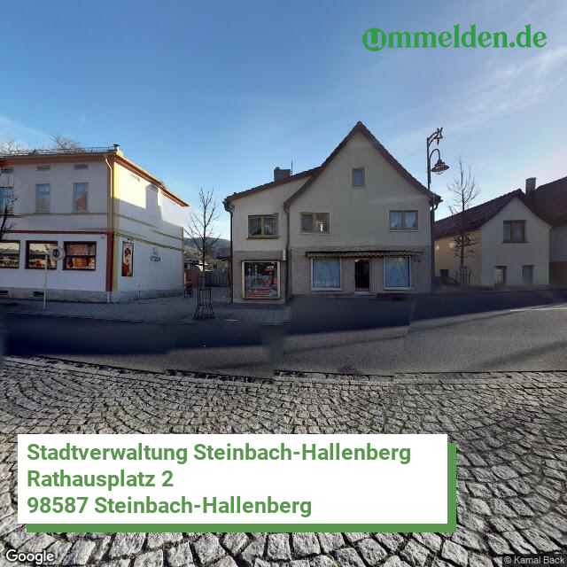 160660069069 streetview amt Steinbach Hallenberg Stadt