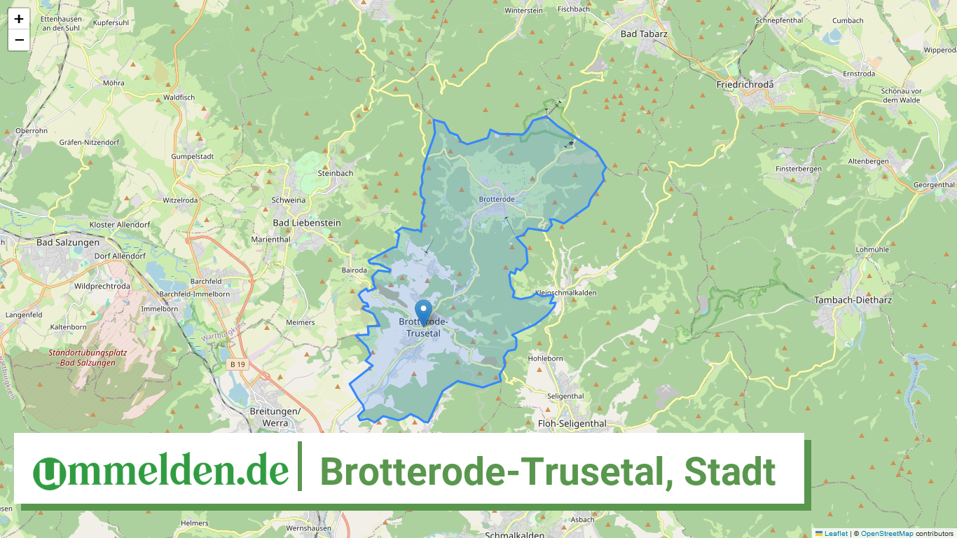 160660074074 Brotterode Trusetal Stadt