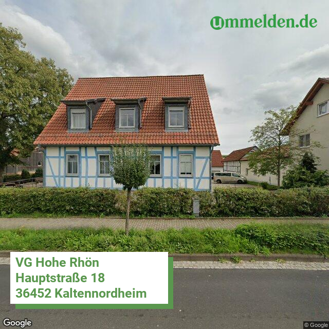 160665005 streetview amt VG Hohe Rhoen