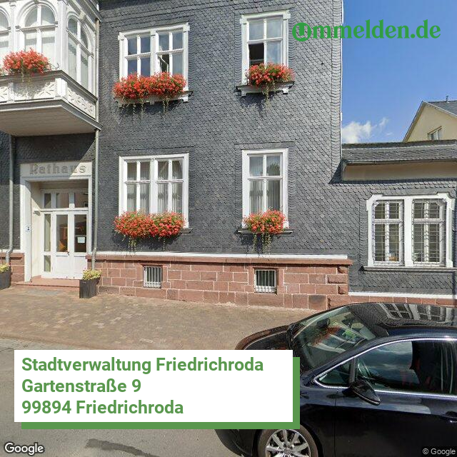 160670019019 streetview amt Friedrichroda Stadt