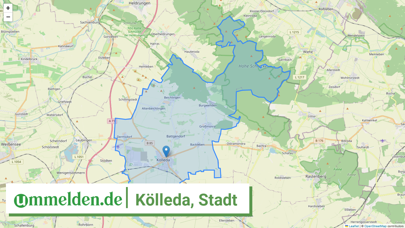 160680034034 Koelleda Stadt