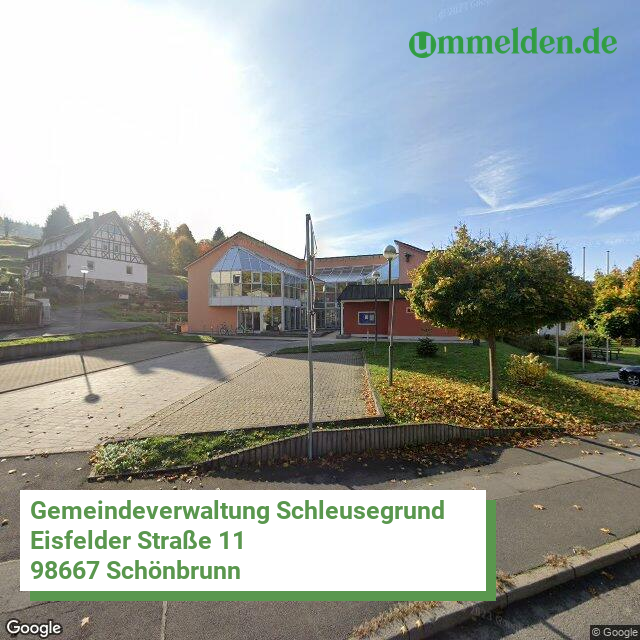 160690042042 streetview amt Schleusegrund