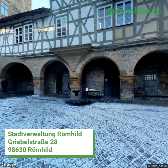 160690062062 streetview amt Roemhild Stadt