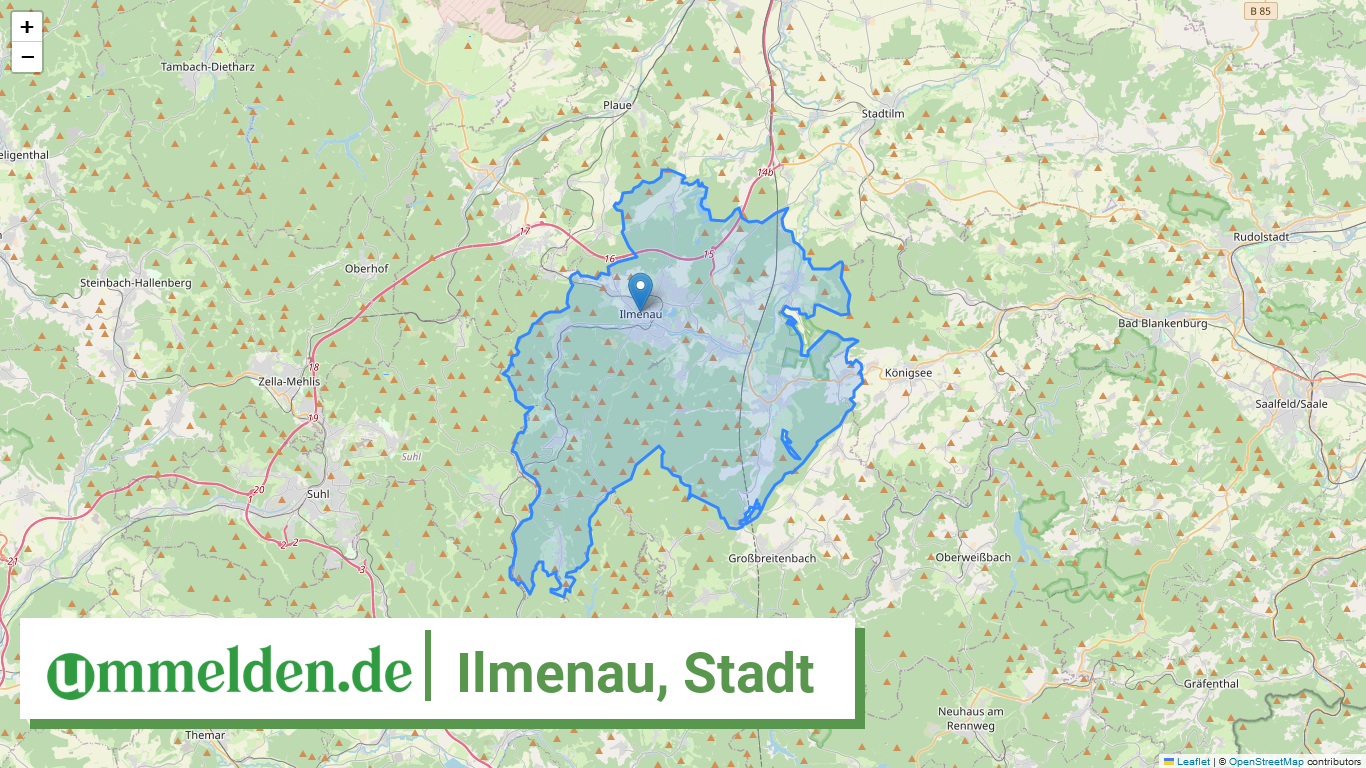 160700029029 Ilmenau Stadt