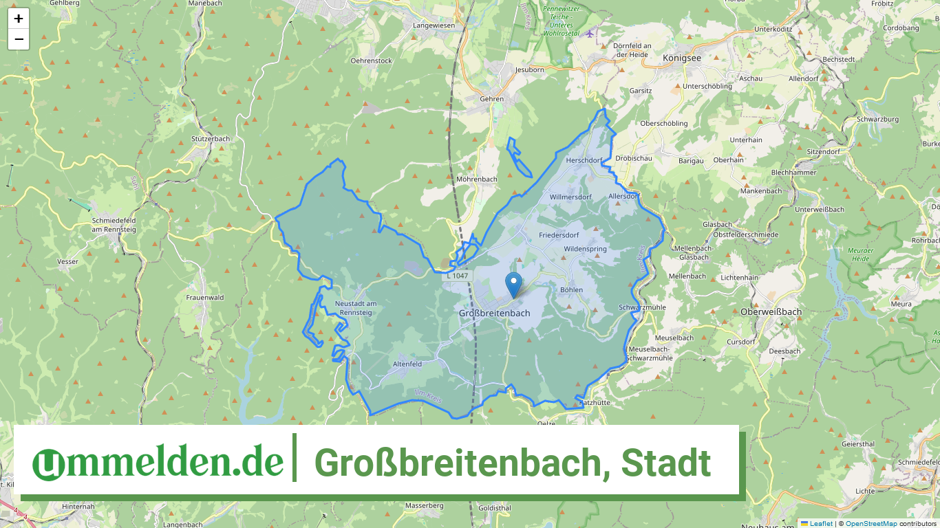 160700058058 Grossbreitenbach Stadt