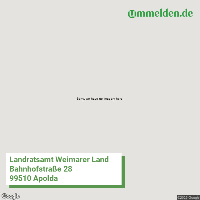 16071 streetview amt Weimarer Land