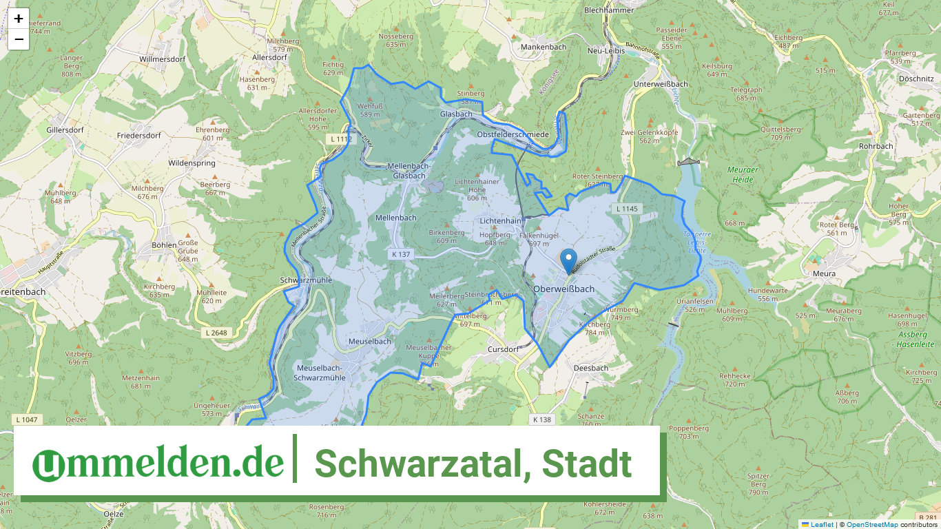 160735012113 Schwarzatal Stadt