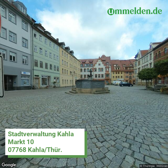 160740044044 streetview amt Kahla Stadt