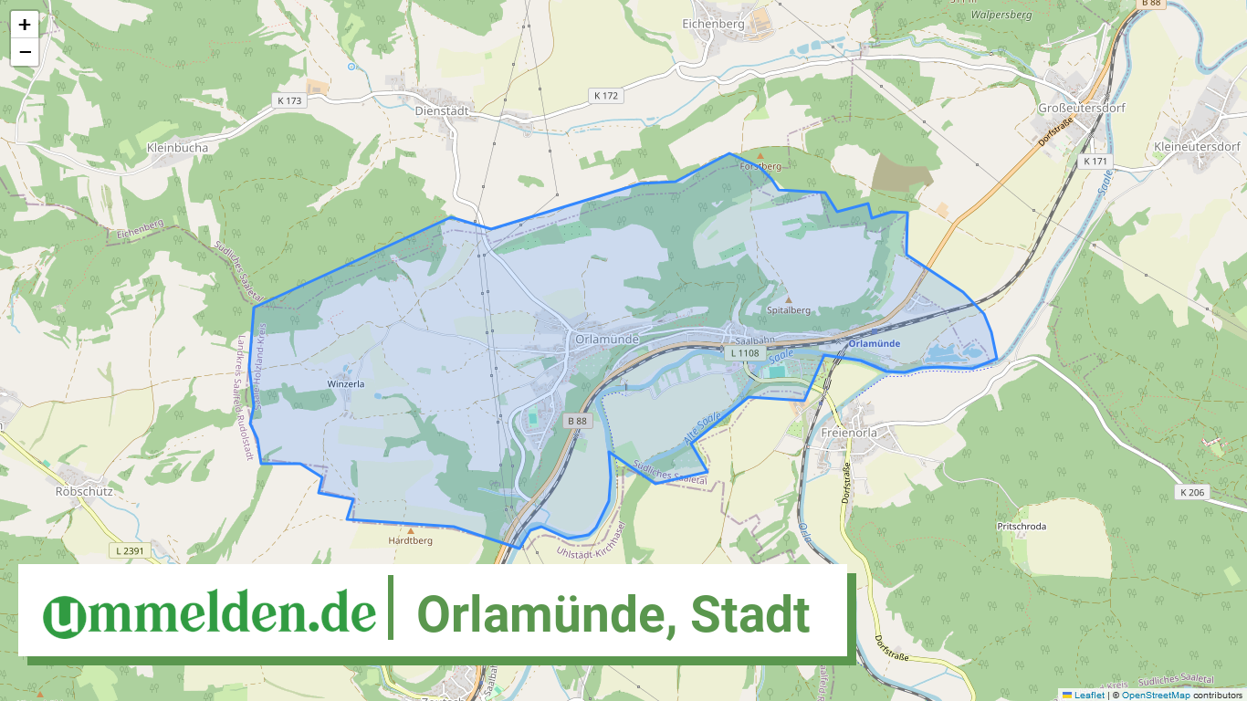 160745011065 Orlamuende Stadt