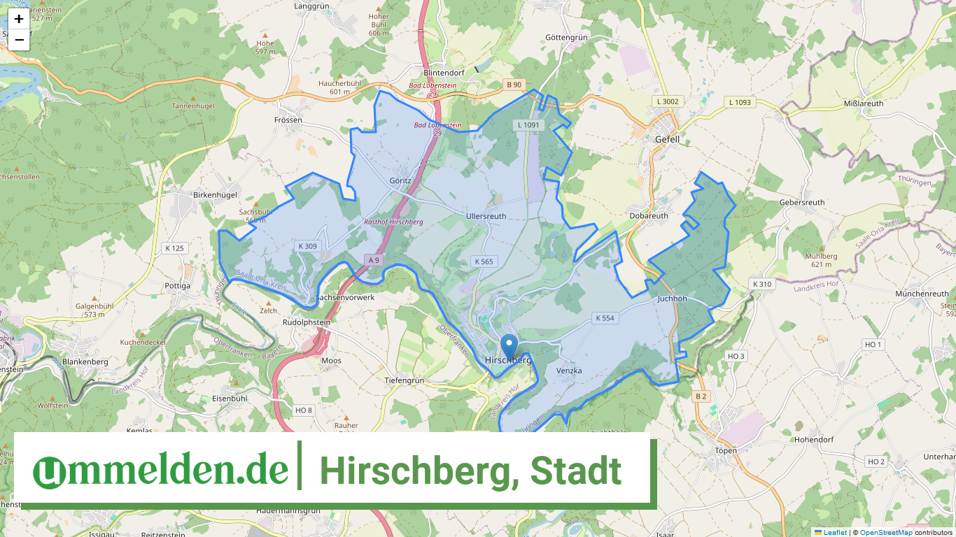 160750046046 Hirschberg Stadt