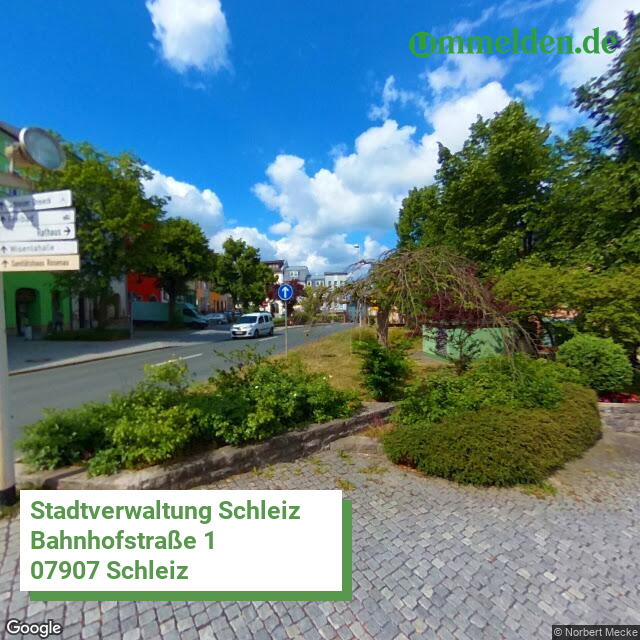 160750098098 streetview amt Schleiz Stadt