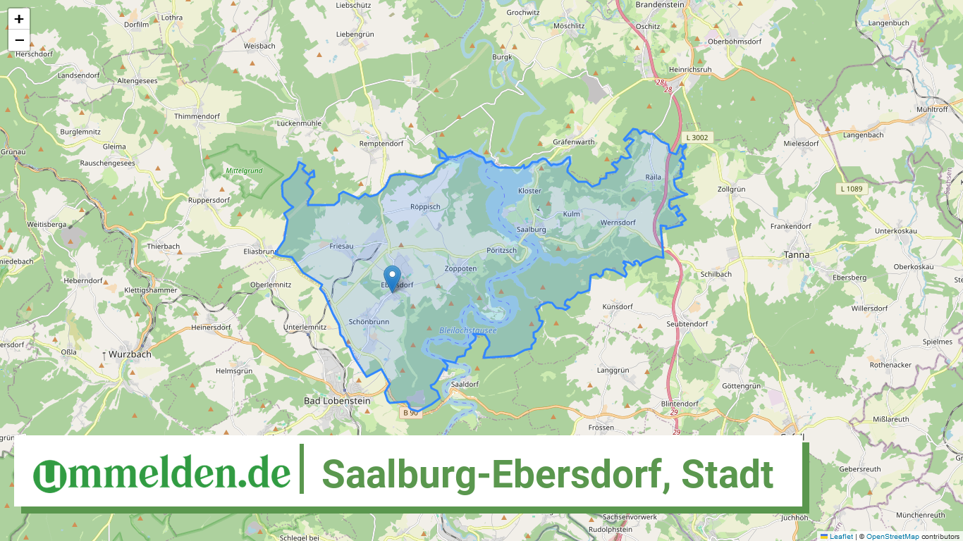 160750135135 Saalburg Ebersdorf Stadt