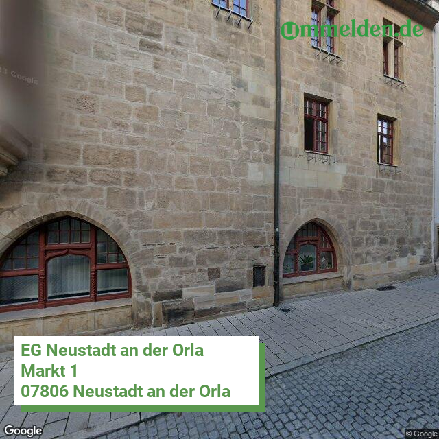 160755050073 streetview amt Neustadt an der Orla Stadt