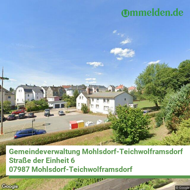 160760093093 streetview amt Mohlsdorf Teichwolframsdorf