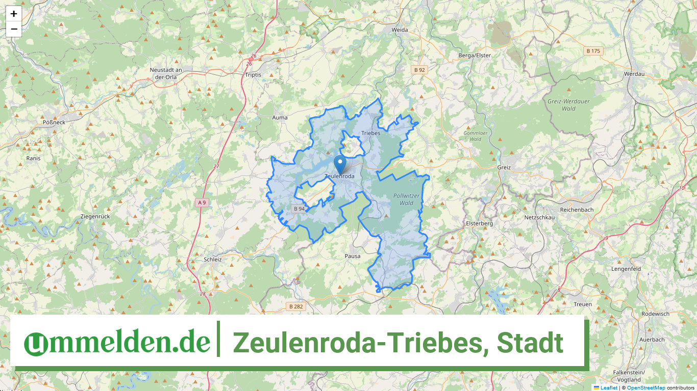 160765054087 Zeulenroda Triebes Stadt