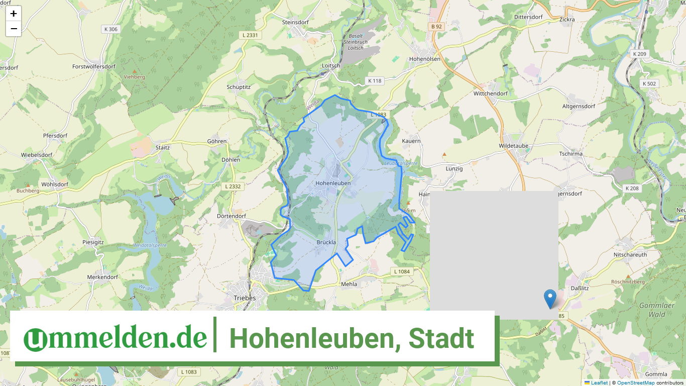 160765056029 Hohenleuben Stadt